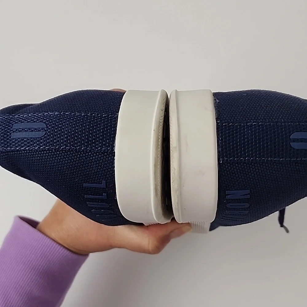 NOBULL Canvas Unisex Trainer Sneakers Navy - Picture 7 of 16